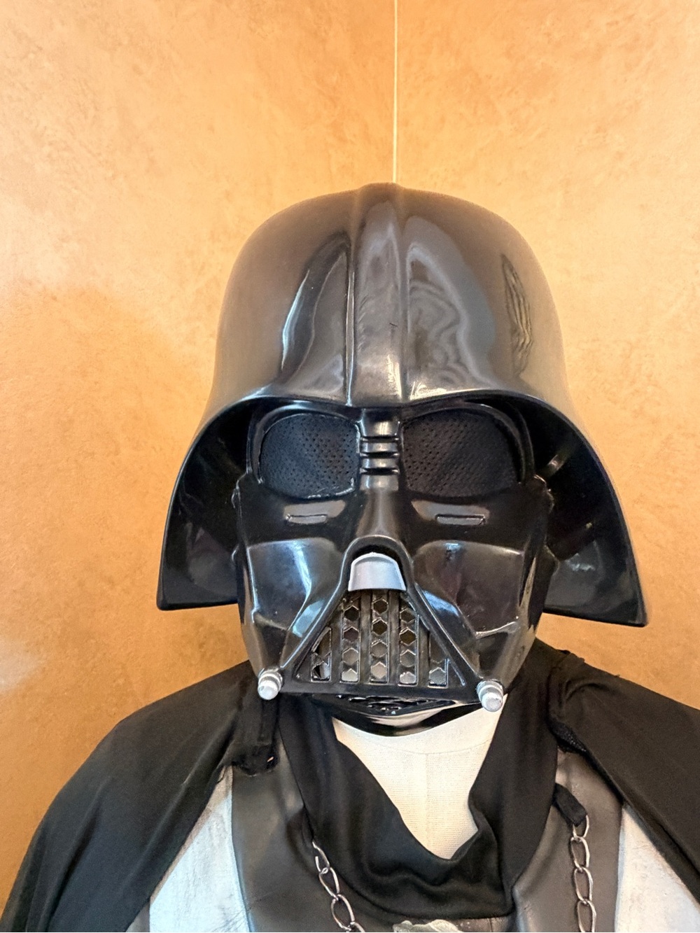 Star Wars Black Galactic Dark Lord Costume with Cape and Control Panel - Picture 5 of 16